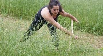 Alaitz Imaz, en el Campeonato de Europa de segalaris