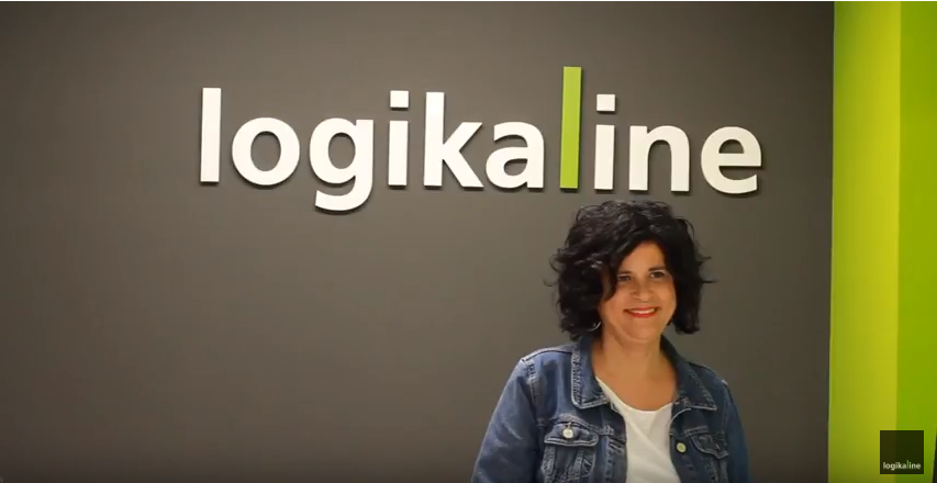 Paula García, trabajadora de Logikaline durante la entrevista