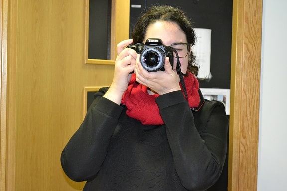 Laura Chico, teleoperadora del contact center de Abaltzisketa 