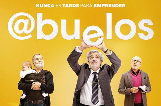 Poster de la película @buelos patrocinada por soluciones-contact-center-Logikaline 