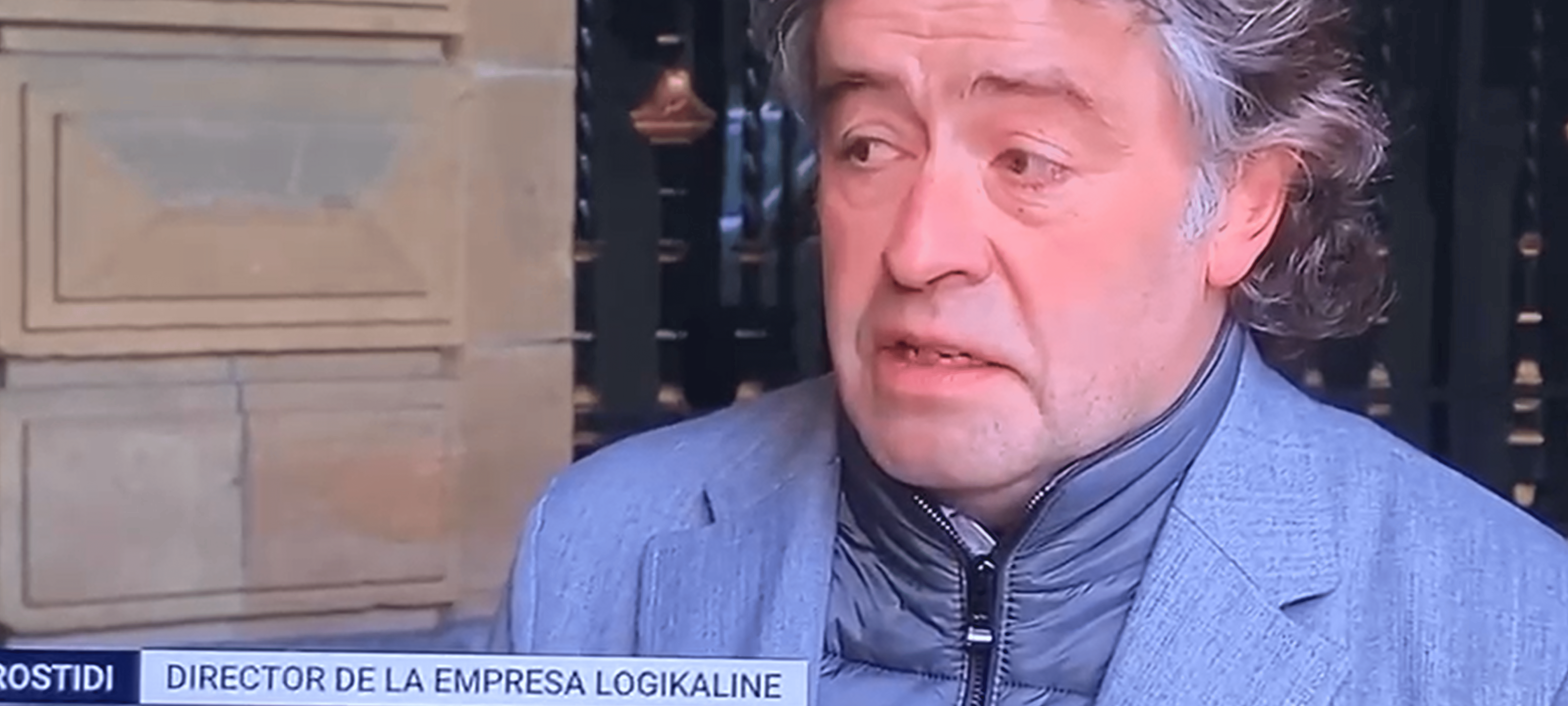 Gorostidi en su intervención en el Teleberri