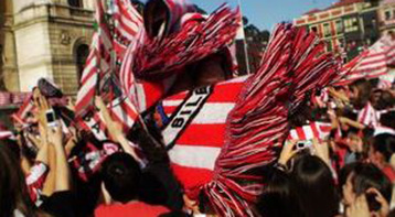 afición del Atlético de Bilbao