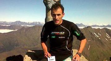 Iker Karreta en el Ultra Trail Mont Blanc